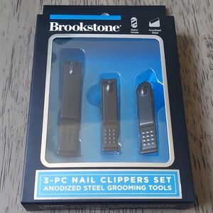 Brookstone 3-piece Nail Clippers Set